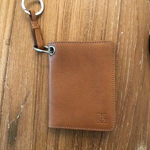 Cole Haan Carmel leather - men’s key/card holder.